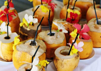 Flight Centre Mauritius Coconut Cocktails