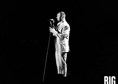 Sam Smith performing in Johannesburg, 2019.