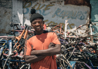 Cape Town Cycle Tour - Bongani, Bike Mechanic